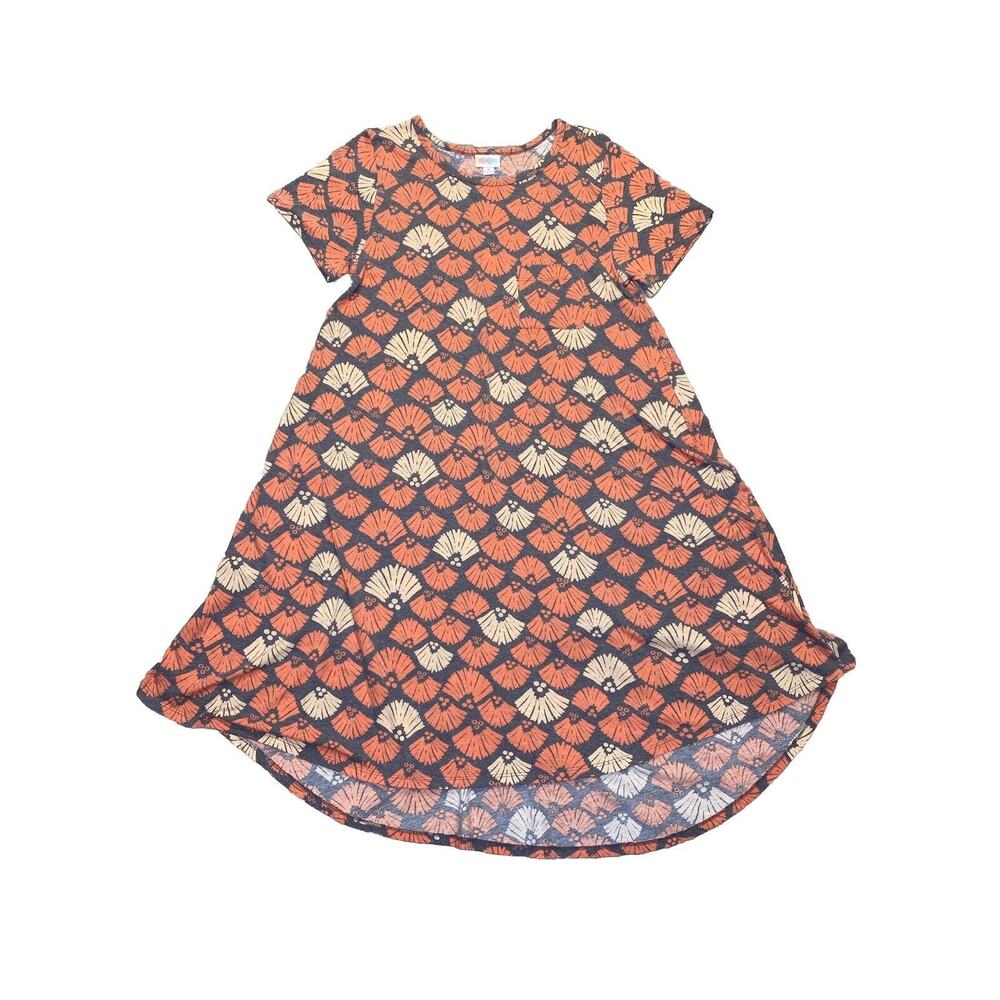 Lularoe Dress - Size Medium Orange Black